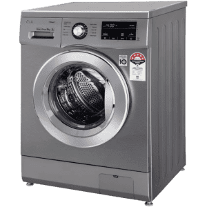 LG 9 kg With Smart Diagnosis Fully Automatic Front Load with In-built Heater |FHM1409BDP| Grey, Silver