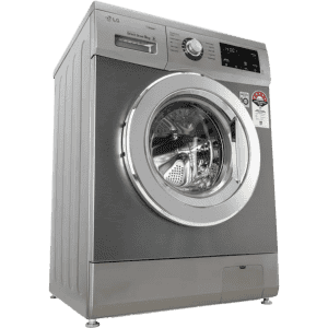 LG 9 kg With Smart Diagnosis Fully Automatic Front Load with In-built Heater |FHM1409BDP| Grey, Silver