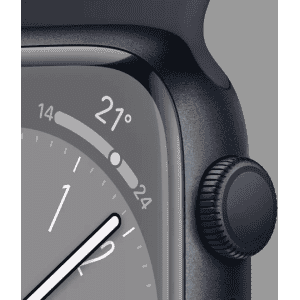 Apple Watch |MNP53HN/A |Series 8 |  41mm | GPS | Midnight Strap