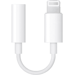 APPLE Phone Converter | Lightning to 3.5 mm Phone Converter | Android/iOS | White | MMX62ZM/A
