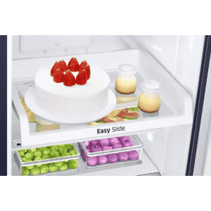 SAMSUNG Refrigerator | RT28T3122UT/HL | 253 L | Frost Free Double Door 2 Star Refrigerator with Base Drawer | Pebble Blue