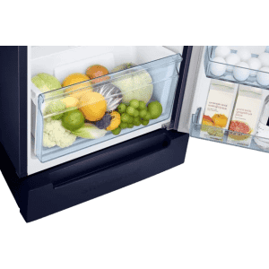 SAMSUNG Refrigerator | RT28T3122UT/HL | 253 L | Frost Free Double Door 2 Star Refrigerator with Base Drawer | Pebble Blue
