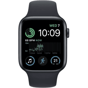 APPLE WATCH SE 2ND GEN | MNK03HN/A | 44MM | MIDNIGHT ALUMINUM | SPORT BAND GPS  | MIDNIGHT