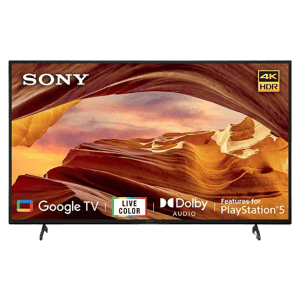 Sony Bravia | KD-43X75L | 108 cm (43 inch) | 4K Ultra HD Smart LED Google TV | Black