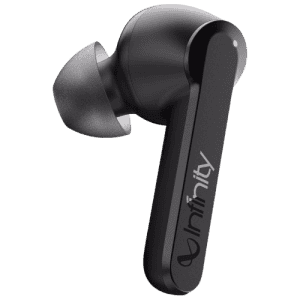 Infinity Spin 100 | In-Ear/Truly Wireless Earbuds /Up to 20 Hours of combined Playback | Black