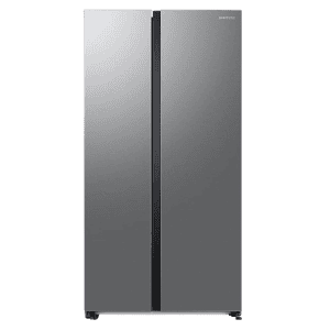 Samsung Side by Side Refrigerator | 653 L |  3 Star | Clean Steel | RS76CG8113SLHL