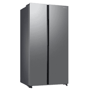 Samsung Side by Side Refrigerator | 653 L |  3 Star | Clean Steel | RS76CG8113SLHL