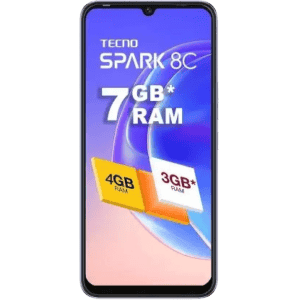 Tecno Spark 8C | 64 GB/3 GB RAM | Iris Purple