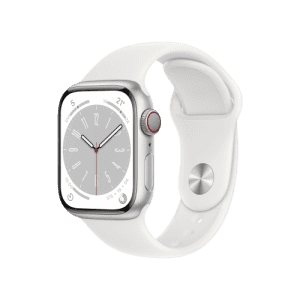 Apple Watch Series 8 Sports Band | 41 mm | Retina LTPO /OLED Display | Silver Aluminium