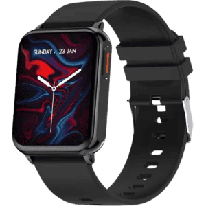 Fire Boltt Hulk | Amoled Bluetooth Calling with 120 sports modes Smartwatch | Black Strap