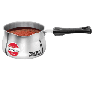 Hawkins Tpan Stainless Steel Tea Pan | Induction Sauce Pan | Chai Pan | Saucepan | 1.5 L | Silver