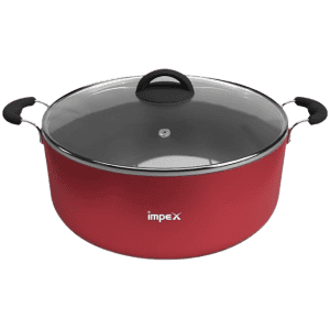 Impex Aluminium Biryani Pot | 13 Liters | High Grade Greblon Non-Stick | ISP-3415
