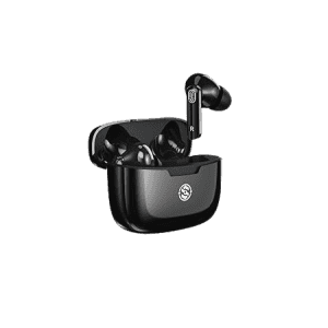 Salpido Ear Waves S02 Bluetooth True Wireless Ear Buds with Mic | Wireless 5.3 | Touch Control | Superior Sterio Sound | Black