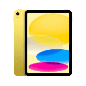 Apple iPad 10th Gen | 64 GB ROM | 27.69 cm (10.9 inch) | Wi Fi Only | Yellow | MPQ23HN/A