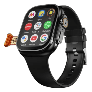Fire Boltt Oracle Smart Watch | 49.7mm(1.96 Inches) | Eclipse Flex Strap | BSW203