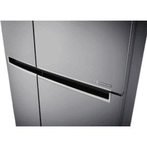 LG 687 L Frost Free Side by Side Refrigerator with with Smart ThinQ | WiFi | Shiny Steel | GC-B247SLUV
