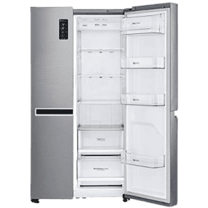 LG 687 L Frost Free Side by Side Refrigerator with with Smart ThinQ | WiFi | Shiny Steel | GC-B247SLUV