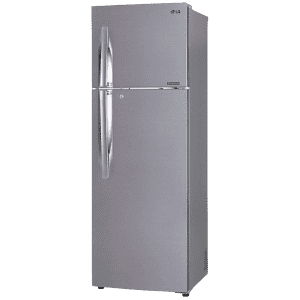 LG 360 L 3 Star Inverter Linear Frost-Free Double Door Refrigerator | GL T402JPZN | Convertible | Shiny Steel