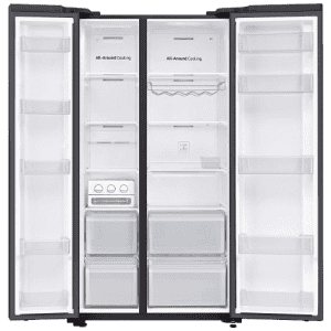 Samsung 700 L with Inverter Side by Side Refrigerator | RS72R50112C/TL | Black
