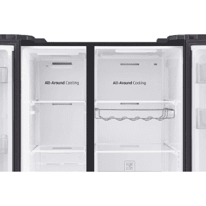 Samsung 700 L with Inverter Side by Side Refrigerator | RS72R50112C/TL | Black