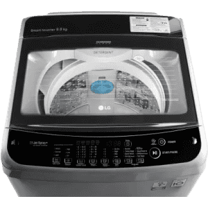 LG 9.0 Kg 5 Star Smart Inverter Fully-Automatic Top Loading Washing Machine | T90SJSF1Z | Silver