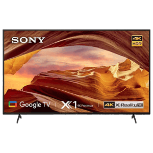 Sony Bravia | KD-55X75L  | 139 cm (55 Inch) | 4K Ultra HD Smart LED Google TV | Black