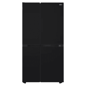 LG Side by Side Refrigerator | Frost Free with Smart Inverter Compressor | 650 Litres | 3 Star | Black Mirror | GLB257DBM3