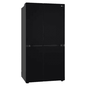LG Side by Side Refrigerator | Frost Free with Smart Inverter Compressor | 650 Litres | 3 Star | Black Mirror | GLB257DBM3