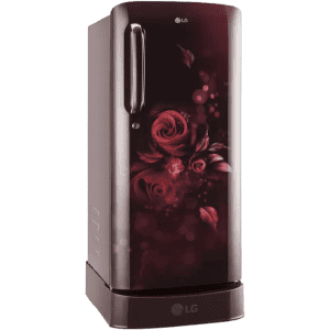 LG | GL-D201ASEU | 185 L | Direct Cool Single Door Refrigerator | Scarlet Euphoria