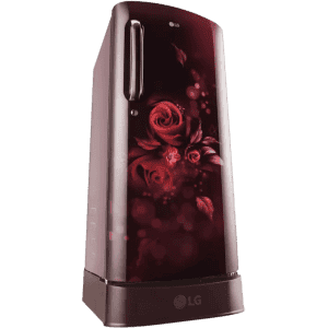 LG | GL-D201ASEU | 185 L | Direct Cool Single Door Refrigerator | Scarlet Euphoria
