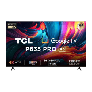 TCL Pro | 43P635 | 109 cm (43 Inch) | 4K Ultra HD LED Android TV
