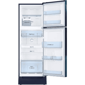 SAMSUNG Frost Free Double Door Refrigerator | 2 Star | 236 L | Paradise Bloom Blue | RT28C31429U/H