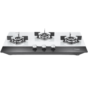 Prestige Desire Hob Top PHTD 03 Al Glass Automatic Hob Gas Stove | 3 Burners | Multicolor