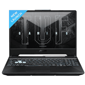 ASUS TUF  Gaming Laptop | FX506HF-HN024W |  F15, Intel Core i5-11400H 11th Gen |15.6-inch | FHD 144Hz | 8GB/512GB SSD/4GB NVIDIA GeForce RTX 2050/Win 11/ RGB Backlit KB | Black