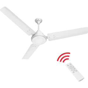 Polycab Airika BLDC 3 Blade Ceiling Fan | 1200 mm | White