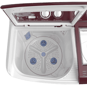 Godrej Edge Semi-Automatic Top Loading Washing Machine | 7.5 Kg | 5 star | Wine Red | WSEDGE 75 5.0 TB3 M WNRD
