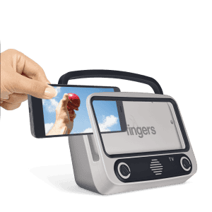 Fingers My-Own-TV (MOT) Portable Speaker