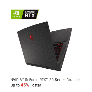 MSI GF65 Thin 9SEXR-438IN Intel Core i5-9300H 9th Gen Processor 15.6-inch Laptop | 8GB/512GB NVMe SSD/Nvidia GeForce RTX 2060 | Grey