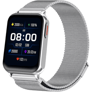 Fire-Boltt King  Stainless Steel 1.78'' Amoled Display 100+ sports Bluetooth Calling Smartwatch | Silver