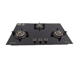 PUREFLAMES 70 HOB | Power | 3 Buner | Black