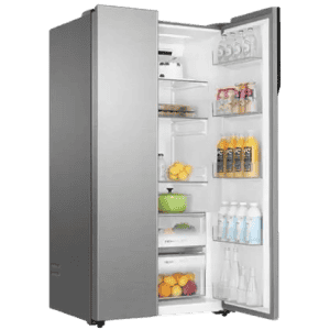 Haier | 630 L | HRS-682SS | Frost Free Side by Side Refrigerator | Shiny Steel