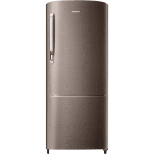SAMSUNG 223 L Direct Cool Single Door 3 Star Refrigerator | Luxe Brown |  RR24C2723DX/NL