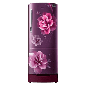 Samsung Inverter Direct-Cool Single Door Refrigerator | 183L | 3 Star | Camellia Purple | RR20C1823CR/HL