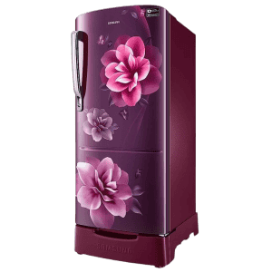 Samsung Inverter Direct-Cool Single Door Refrigerator | 183L | 3 Star | Camellia Purple | RR20C1823CR/HL