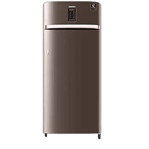 Samsung 225 L 3 Star Inverter Direct cool Single Door Refrigerator | RR23A2E3YDX/HL | Digi-Touch Cool | Luxe Brown