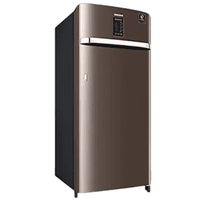 Samsung 225 L 3 Star Inverter Direct cool Single Door Refrigerator | RR23A2E3YDX/HL | Digi-Touch Cool | Luxe Brown