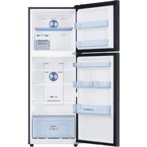 SAMSUNG Frost Free Double Door Convertible Refrigerator | 301 L | 3 Star |  Luxe Black | RT34C4523BX/HL
