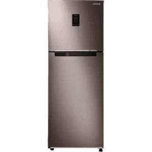 SAMSUNG 312 L Frost Free Double Door 2 Star Convertible Refrigerator | RT37C4642DX/HL | Luxe Brown