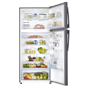 SAMSUNG 551 Litres 2 Star Double Door Refrigerator with Multi Air Flow System | RT56B6378SL/TL | Real Stainless