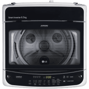 LG 6.5 Kg 5 Star Smart Inverter Fully-Automatic Top Loading Washing Machine | T65SPSF2Z | Grey